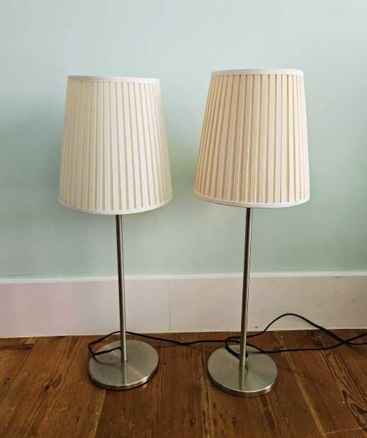 Par de Candeeiros de Mesa de Cabeceira IKEA (Vintage)