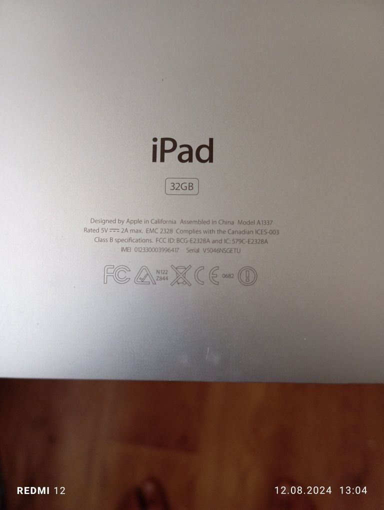 Ipad a-1337. Ipad -a1395.
