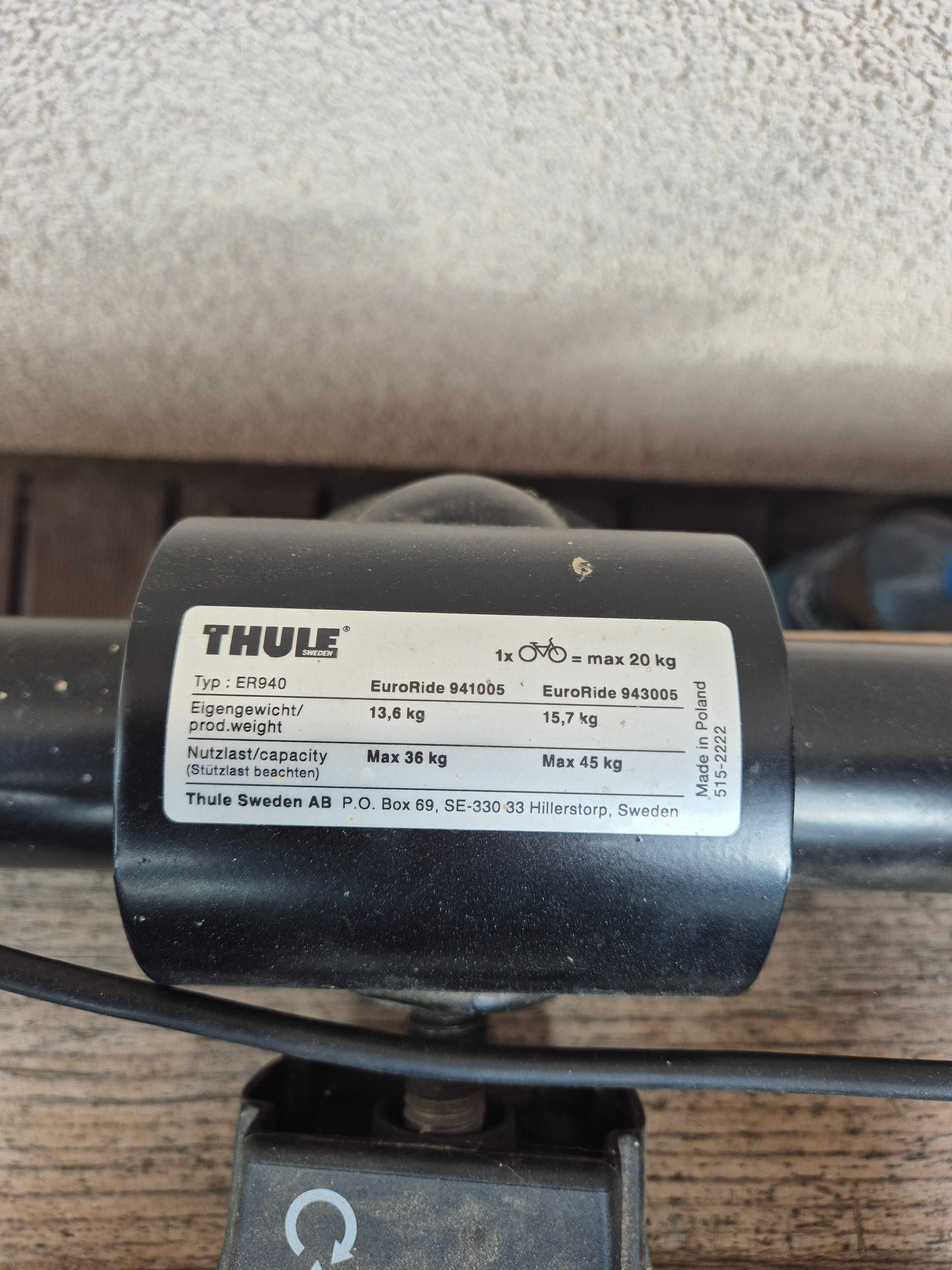 Sprzedam platformę rowerową Thule EuroRide 941005 w dobrym stanie