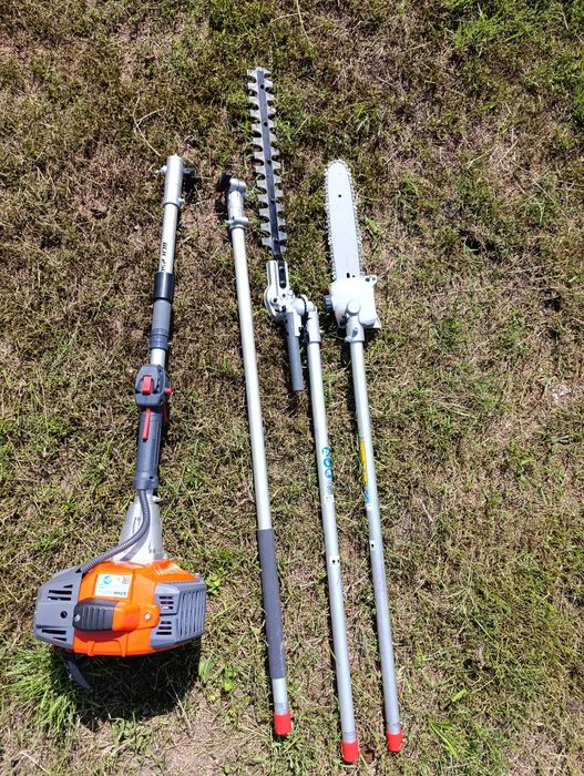 Okrzesywarka/ Piła na wysięgniku + nożyce do żywopłotu