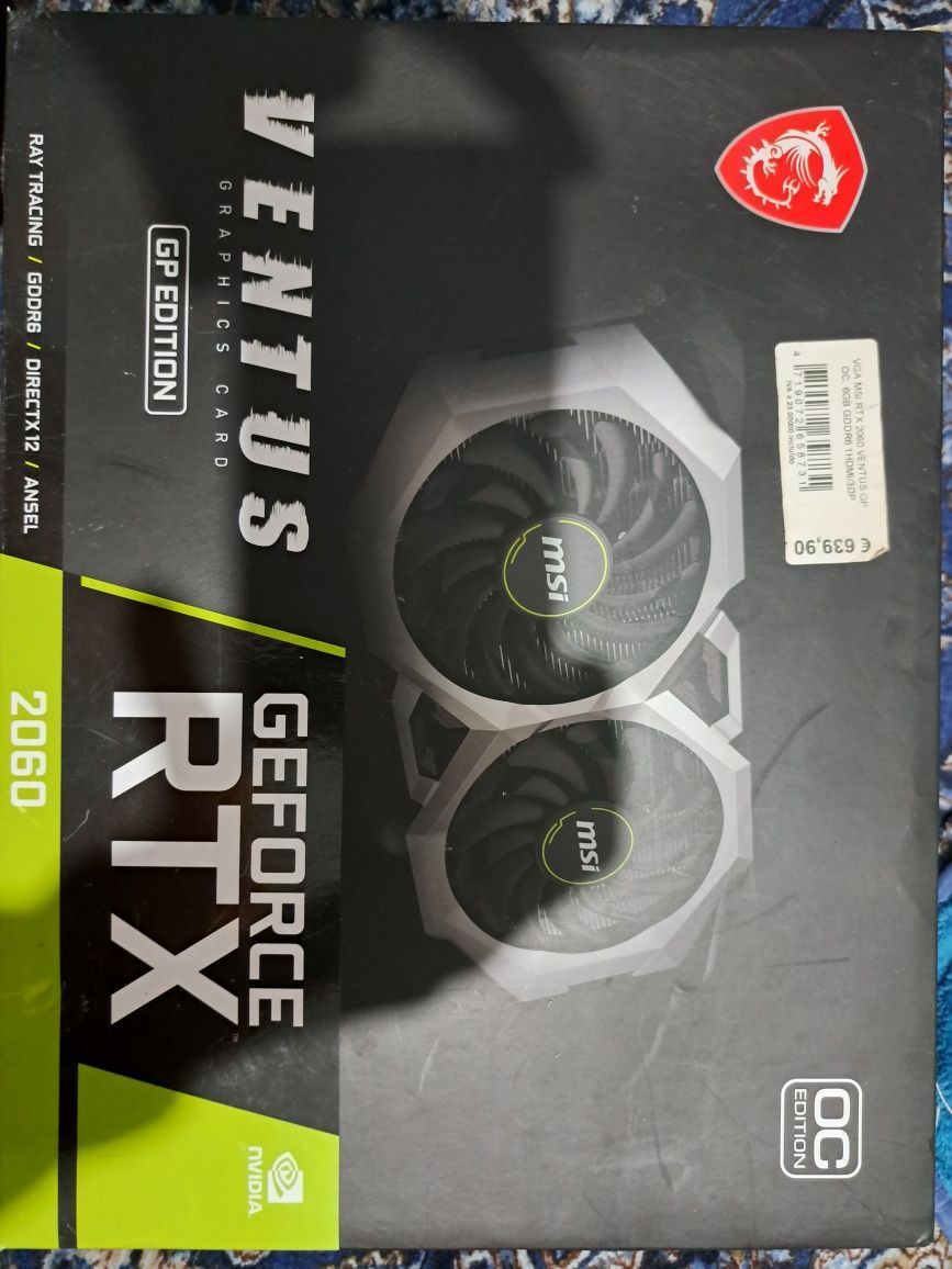 Geforce RTX 2060 VENTUS GP edition