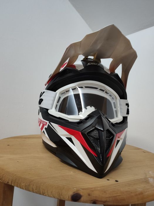 Capacete Pulse SHOT vermelho - M - COMO NOVO