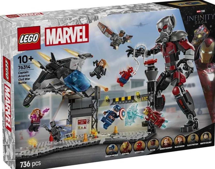 76314 - lego super heroes - kapitan ameryka: wojna bohaterów — bitwa;