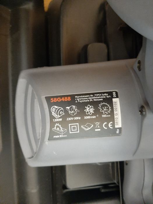 Piła tarczowa ręczna pilarka Graphite