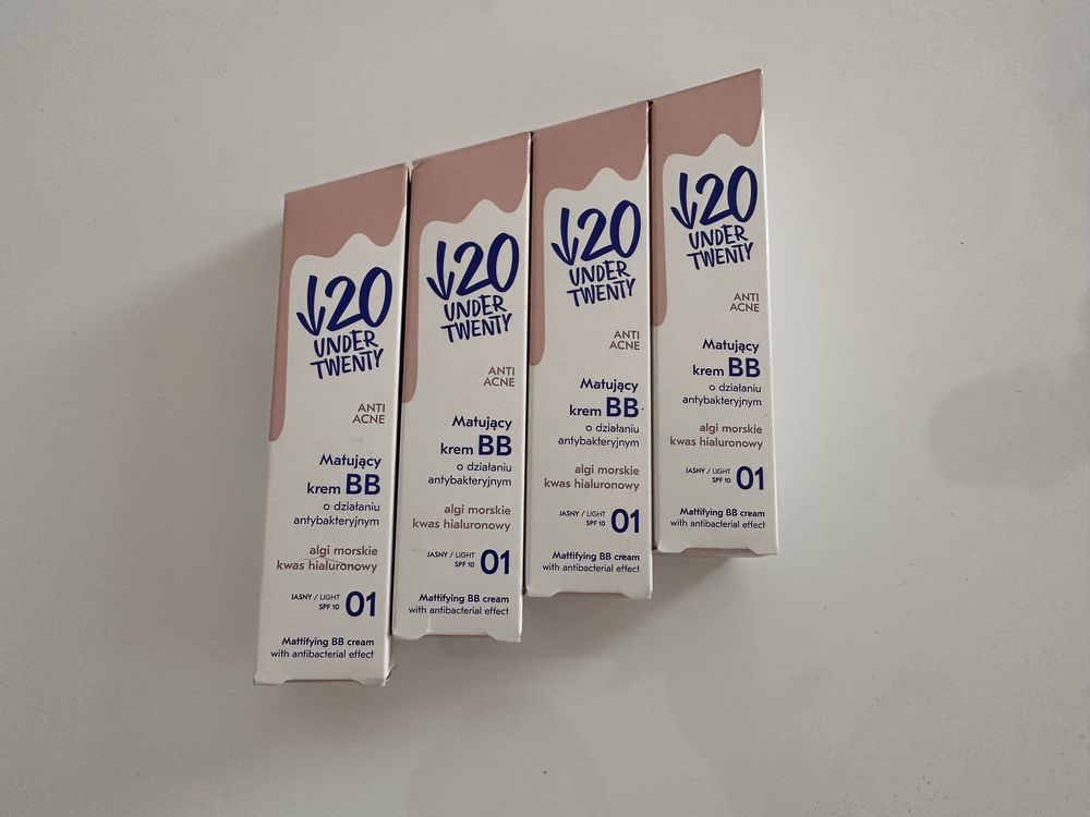 Krem BB matujący Under 20 Jasny Light 01 SPF10