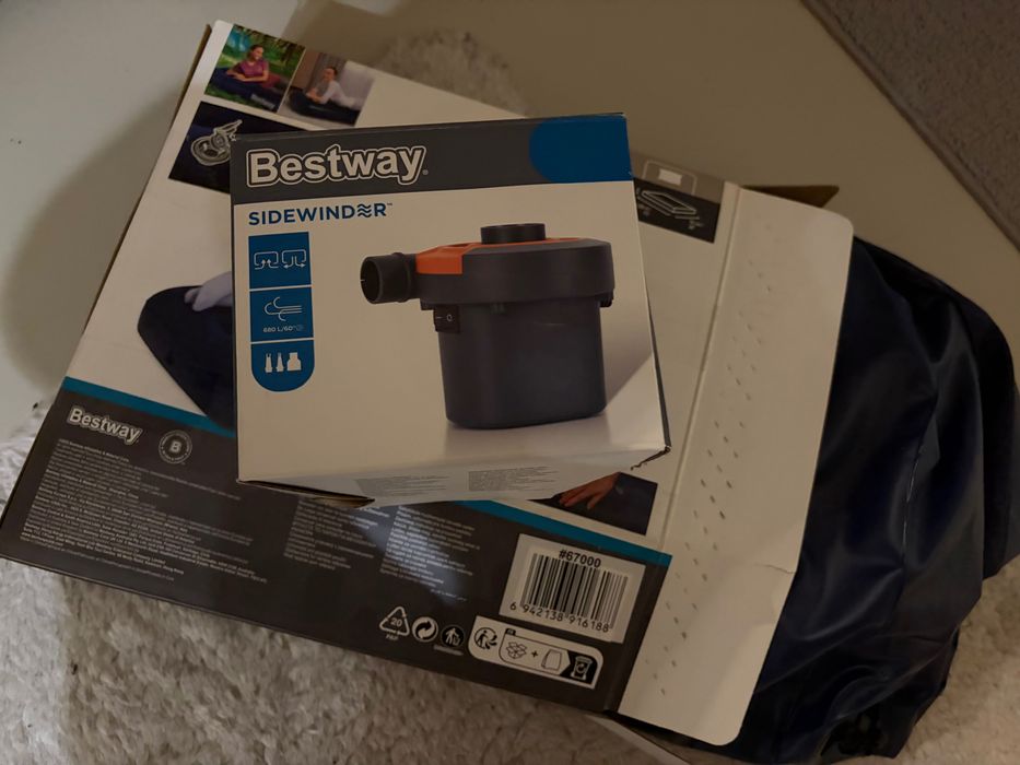 Colchão de Ar + Bomba de Ar Elétrica