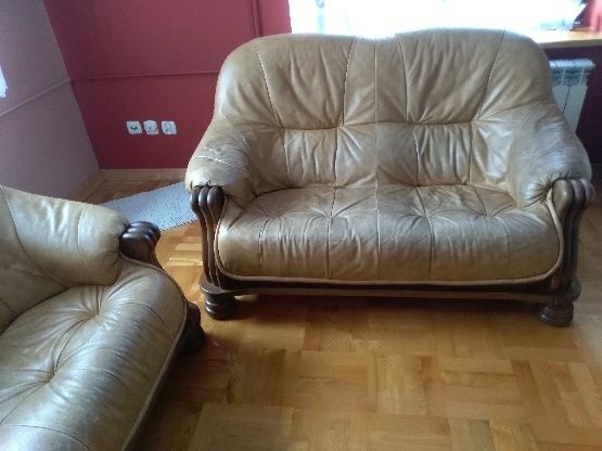 Kanapy skórzane do salonu