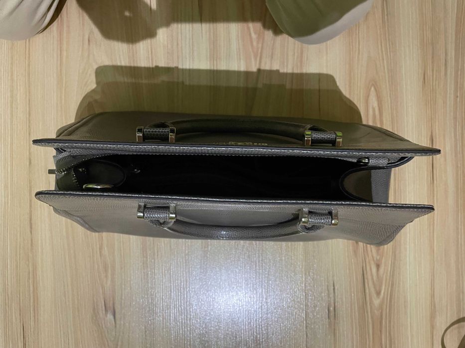 torebka skórzana wittchen szara