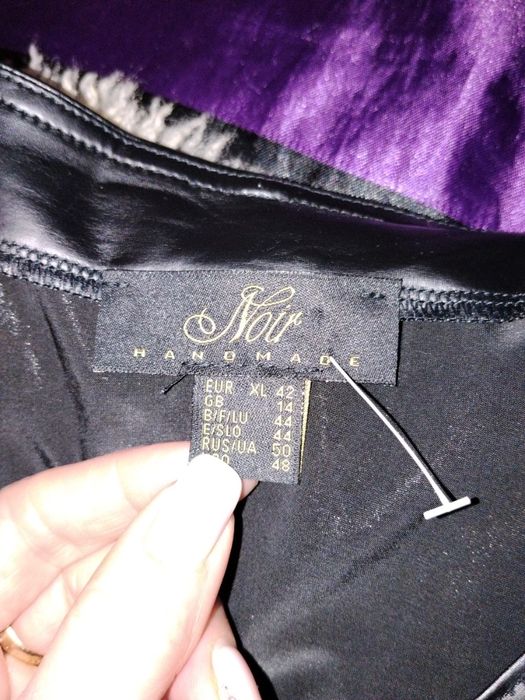 Топ туніка як шкіряна