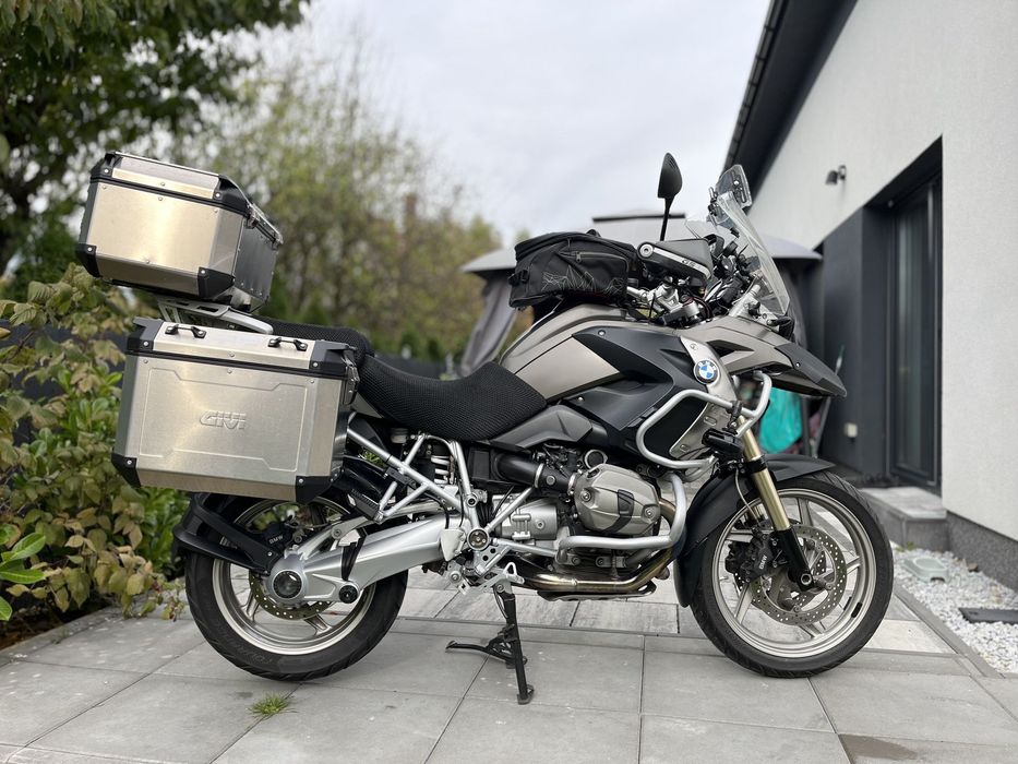 BMW GS 1200  3 Kufry, CARPLAY, Tankbag, Gmole, PEŁNY SERWIS, ZADBANY