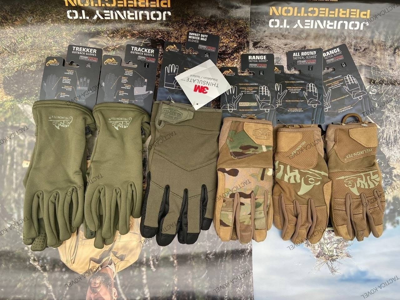 HELIKON-TEX gloves перчатки рукавиці моделі кольори наявність