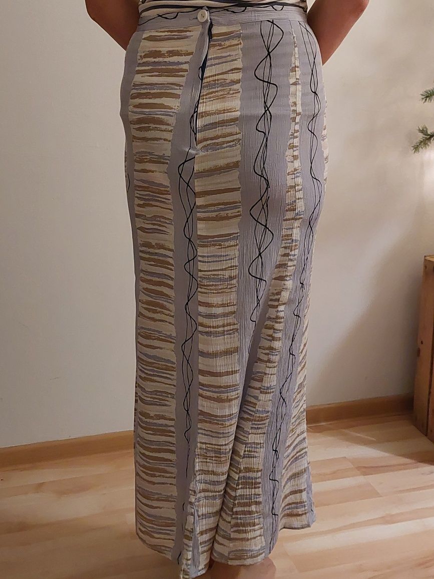 Długa retro spódnica