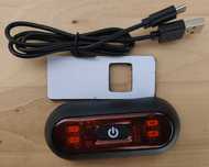 Luz/led luminosa para capacete/Suporte para relogio.