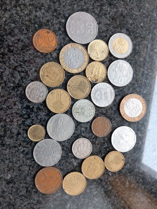 Moedas muito antigas.