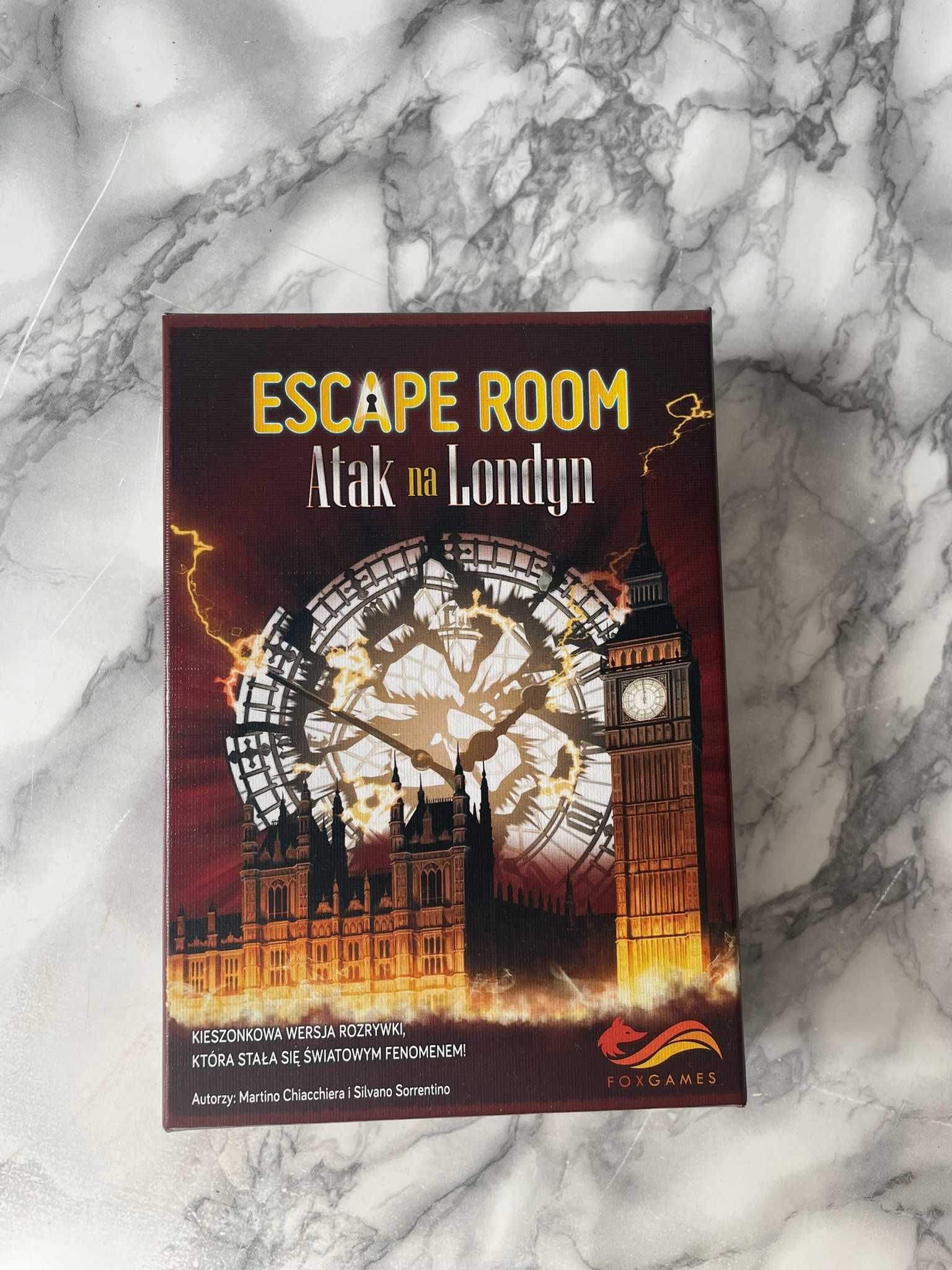 FoxGames, gra logiczna Escape Room. Atak na Londyn