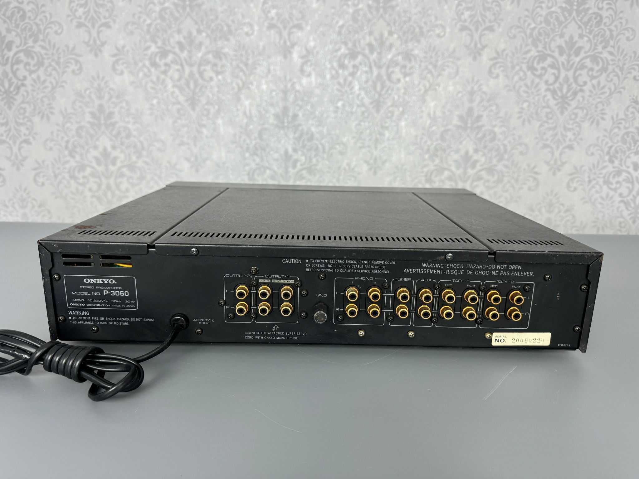 TOP Przedwzmacniacz Onkyo P-3060 Dual Super Servo Stereo