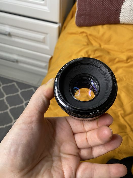 объектив Canon 50mm 1.8