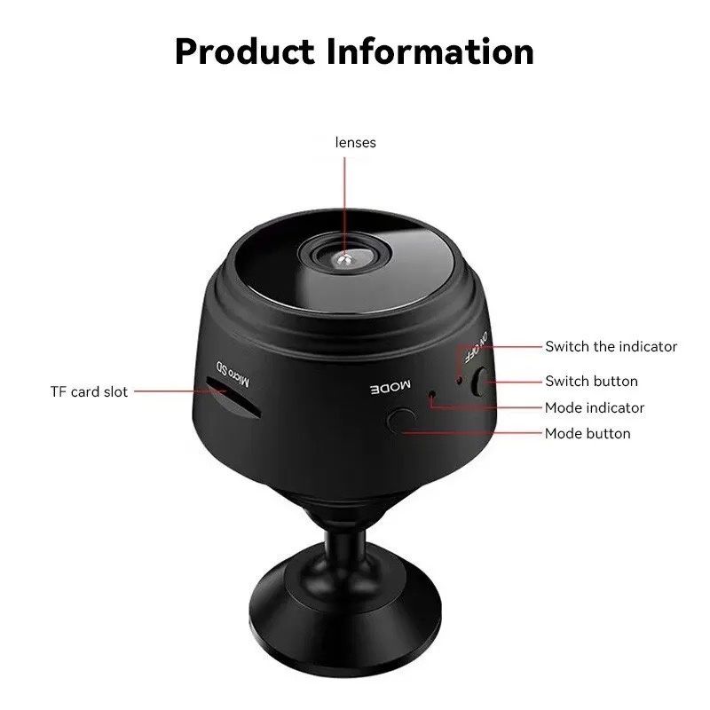 Kamera mini czarna