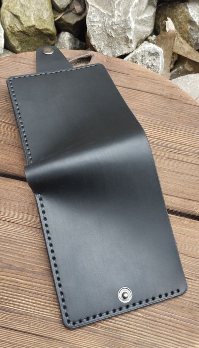 Чоловічий шкіряний гаманець. Гаманець з натуральної шкіри ВРХ