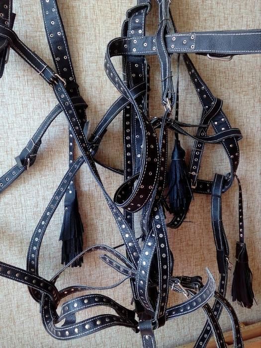 уздечка ,нарытник,вожжи.