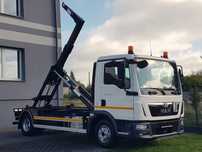 MAN TGL 12.220 HAKOWIEC 4x2 KLIMA  HAKOWIEC 4x2 KLIMA Hakowiec Do Kontenerów Manualna Dmc 11990 KG