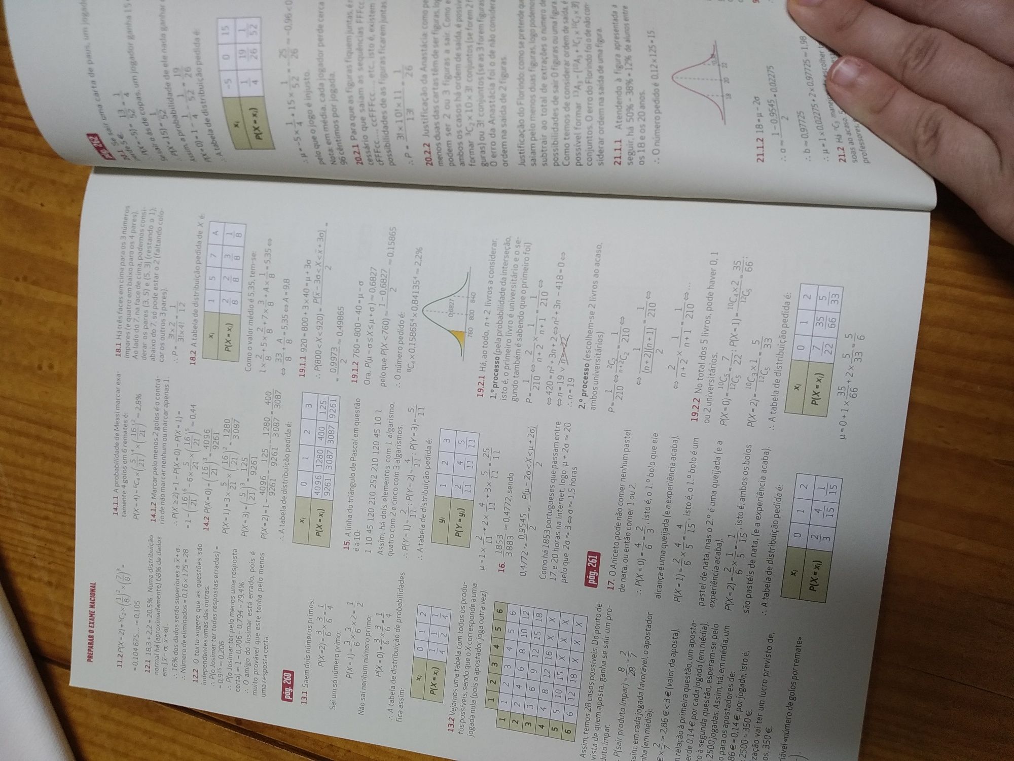 Livro Preparar o exame Matemática A 12 ano como NOVO