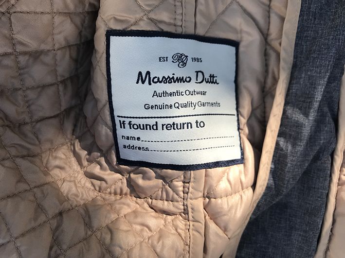 Parca de menina Massimo Dutti