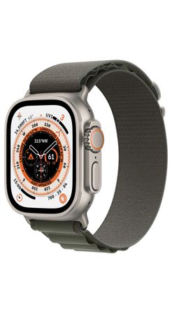 Apple Watch Ultra GPS + Cellular 49mm Titanium Case (Green)