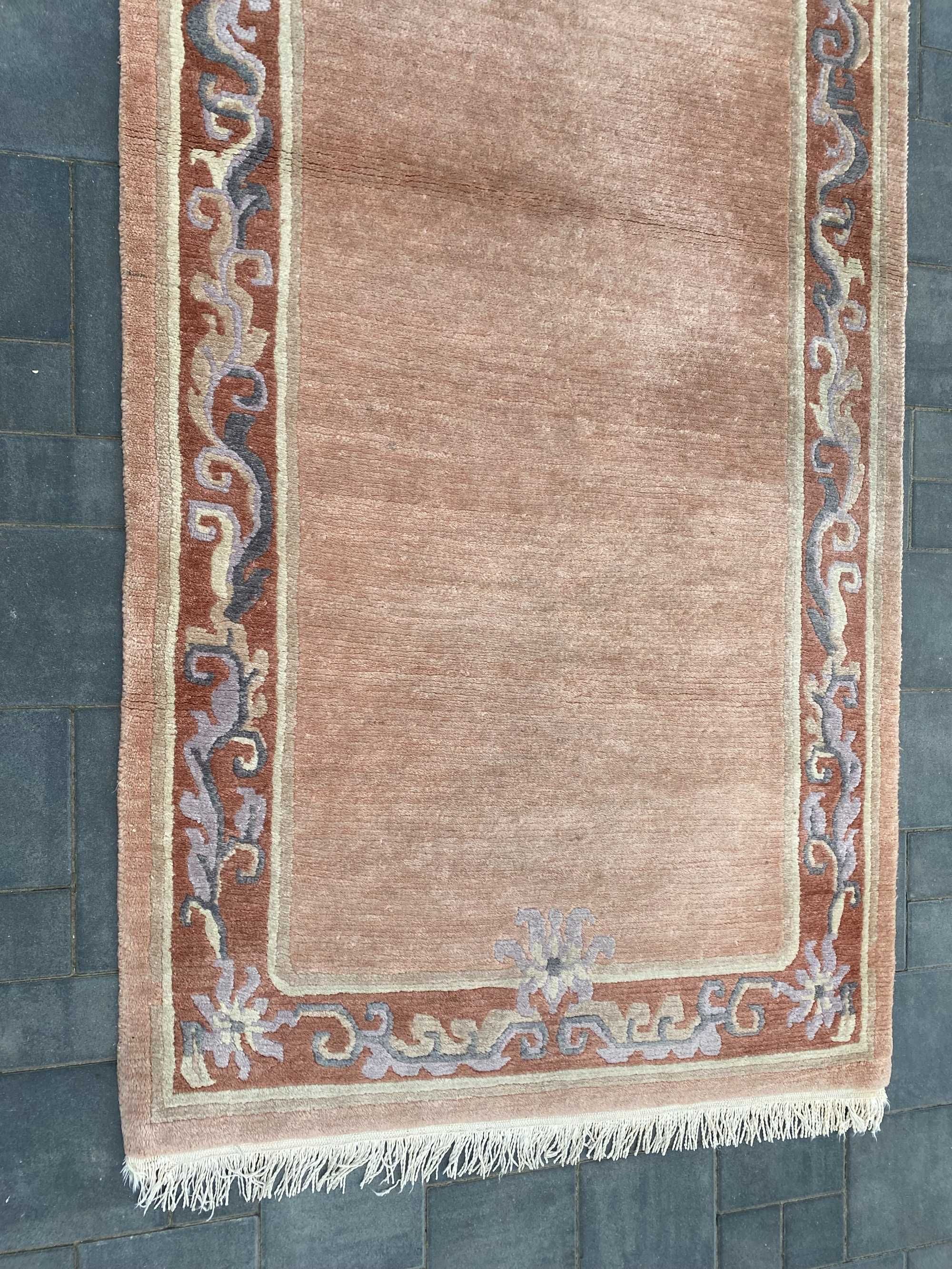 Nepalski Chodnik Ręcznie Tkany Wełniany 372x102