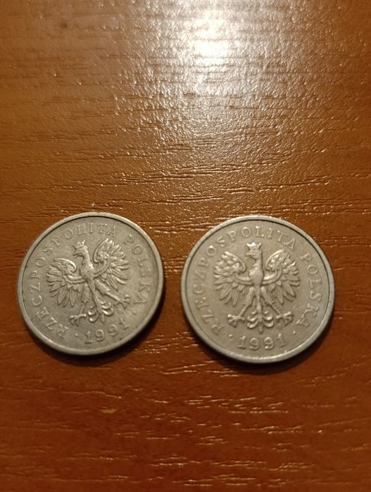 7 x 1 zł 1 X 50 gr 1991/2/4/5
