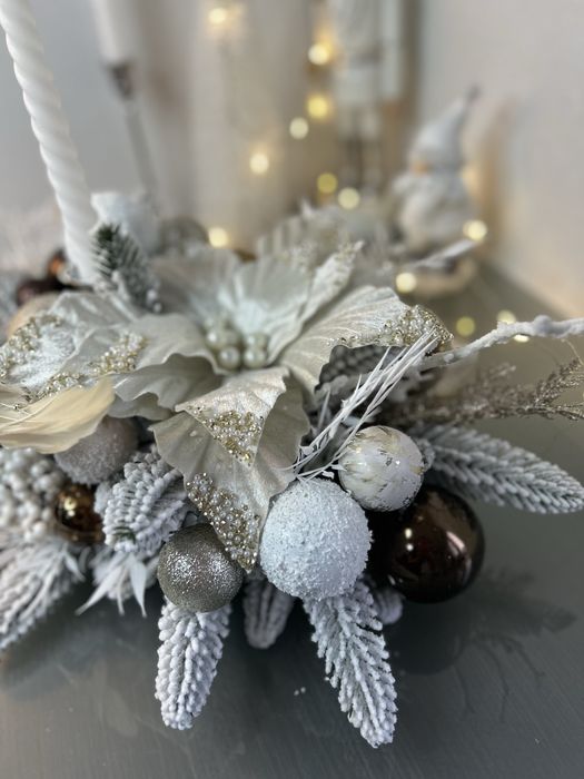 Підсвічник новорічний декор