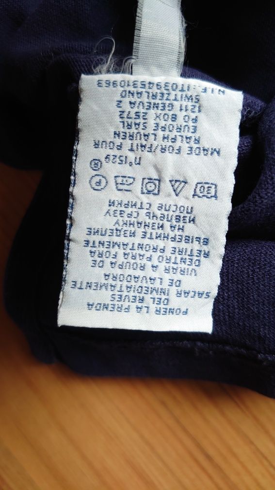 Polo Ralph Lauren bluza L longsleeve granatowa dlugi rękaw