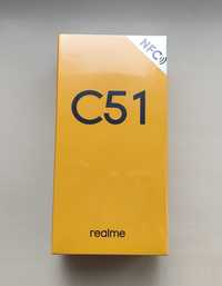 Смартфон Realme C51 4GB/64GB (black, green) NFC - НОВЫЙ !