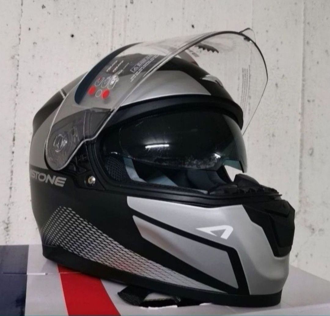 Capacete Astone GT900 Cinza Matte ( L )( NOVO )