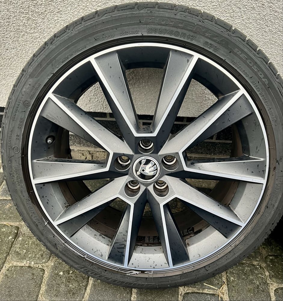 Koła letnie skoda kamiq rapid scala fabia  5x100 r17 rs