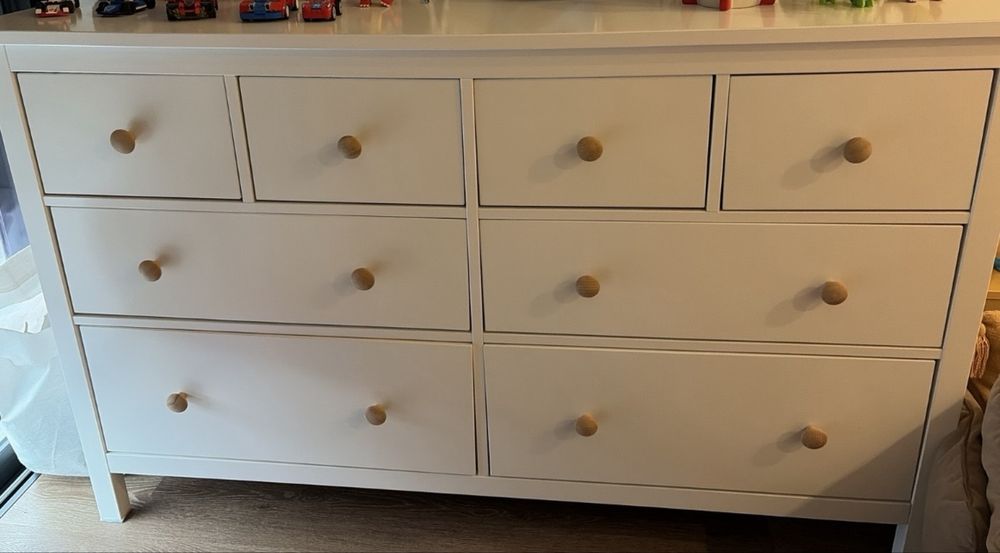 Comoda branca ikea com puxadores zara home