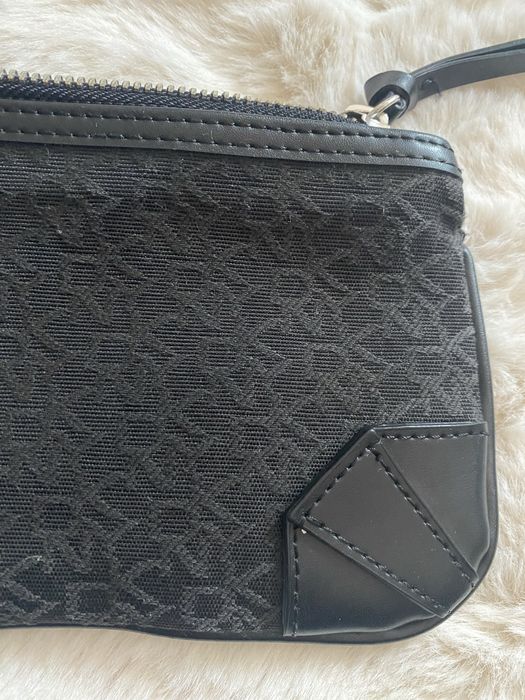 Portfel plócienny, saszetka DKNY