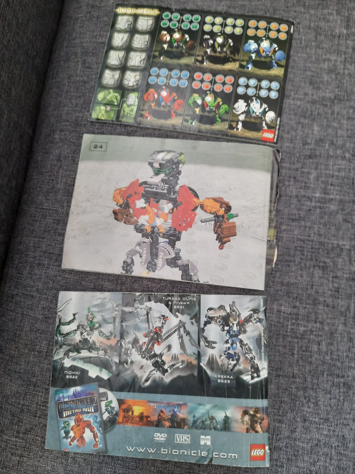 Lego Bionicle 8564 lehvak instrukcje