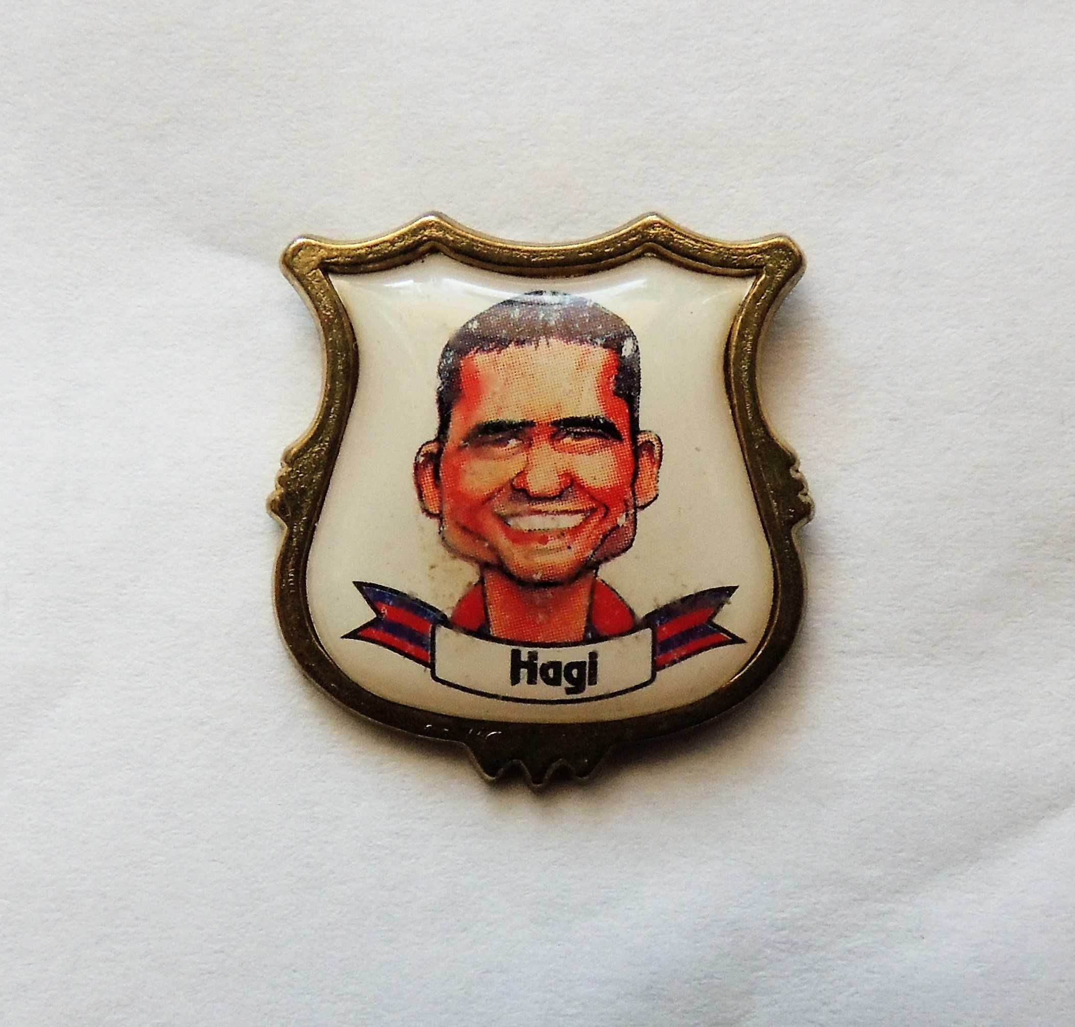 Gheorghe Hagi FC Barcelona karykatura pin