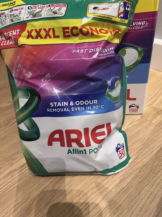 Ariel allin1 pods 200 prań. Do koloru.