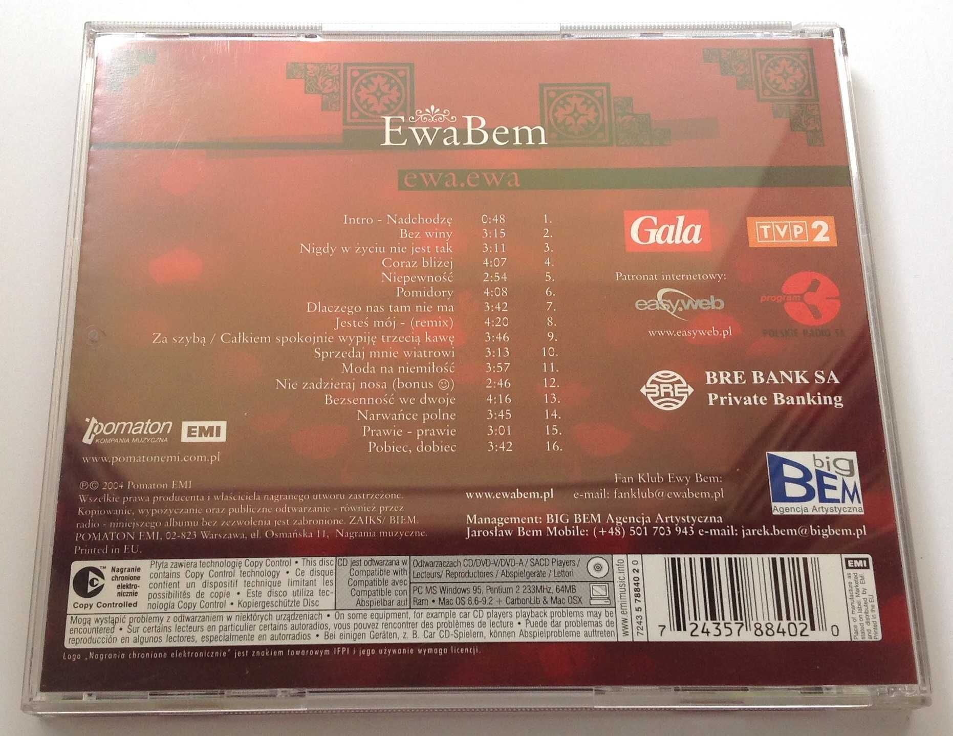 Ewa Bem "ewa.ewa" CD