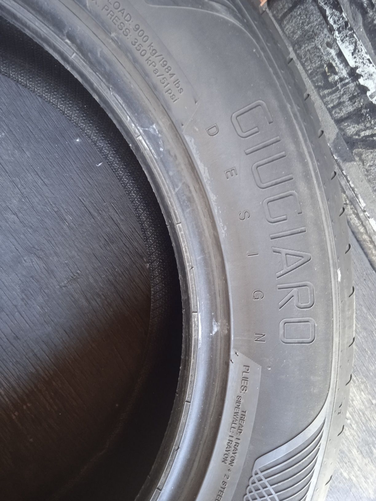 Одно распаровка 225.60.18 Vredestein Giugiaro,19p, Hungary 6.8mm.