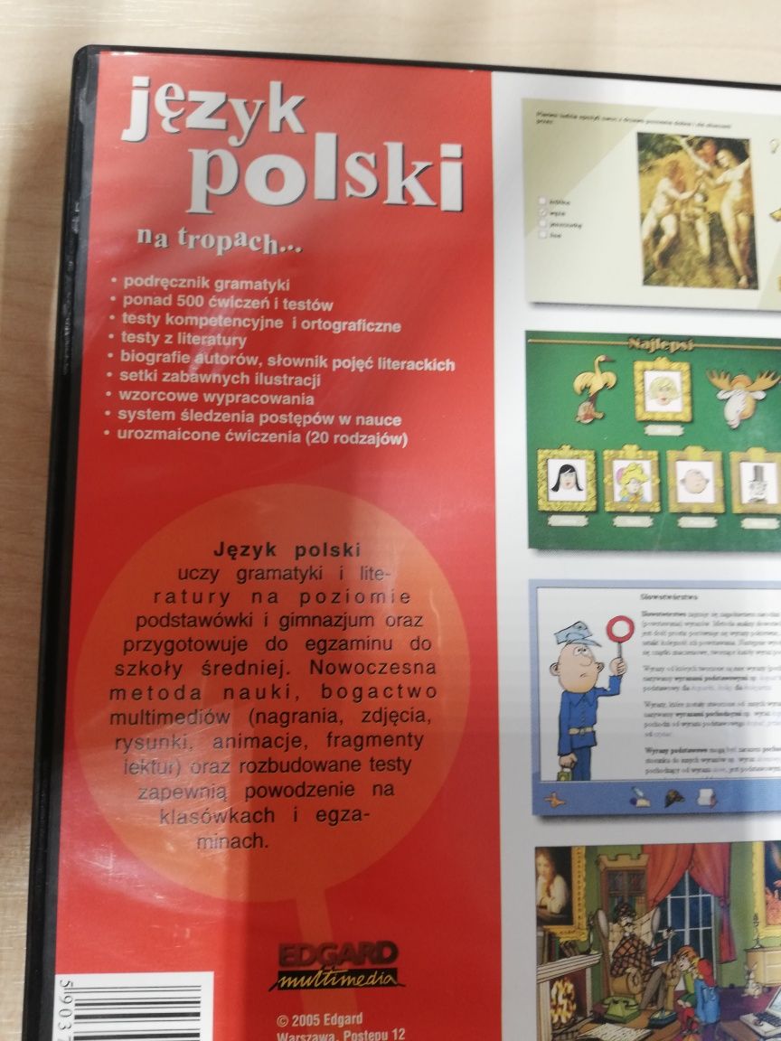 Gra język polski na tropach