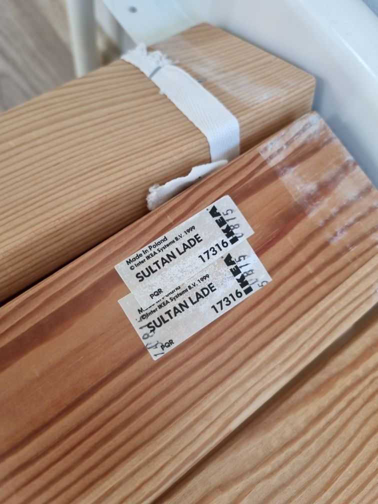 Łóżko dziecięce Ikea Minnen białe + materac