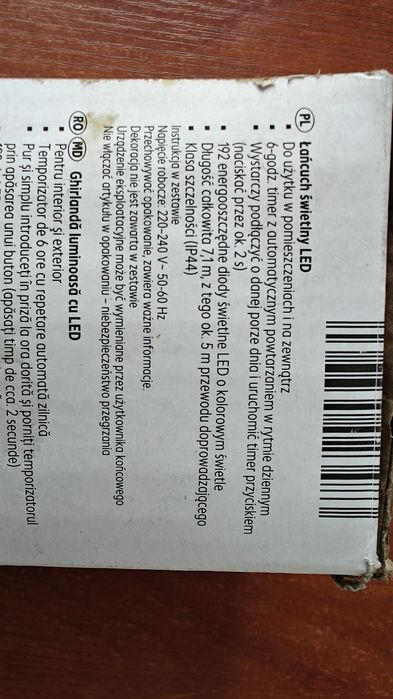 Łańcuch świetlny LED