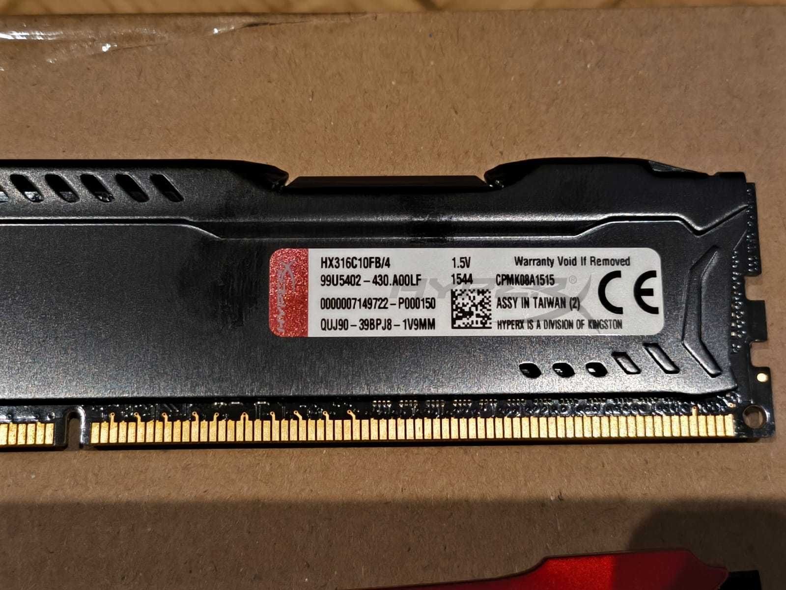 Pamięć RAM Kingstone DDR3  4GB, 1600MHz