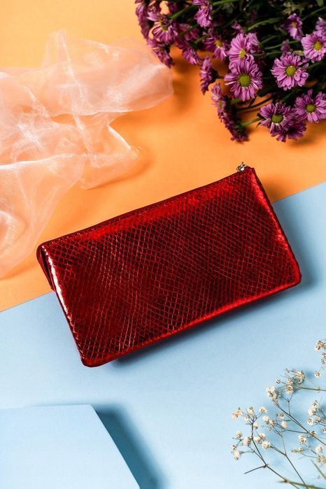 duży portfel damski na zamek wykonany ze skóry naturalnej - lorenti