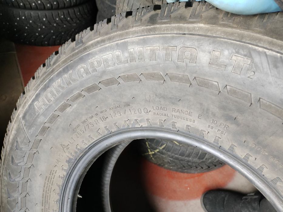 Шины зима 265/75 R16 Nokian 4шт состоянии новых