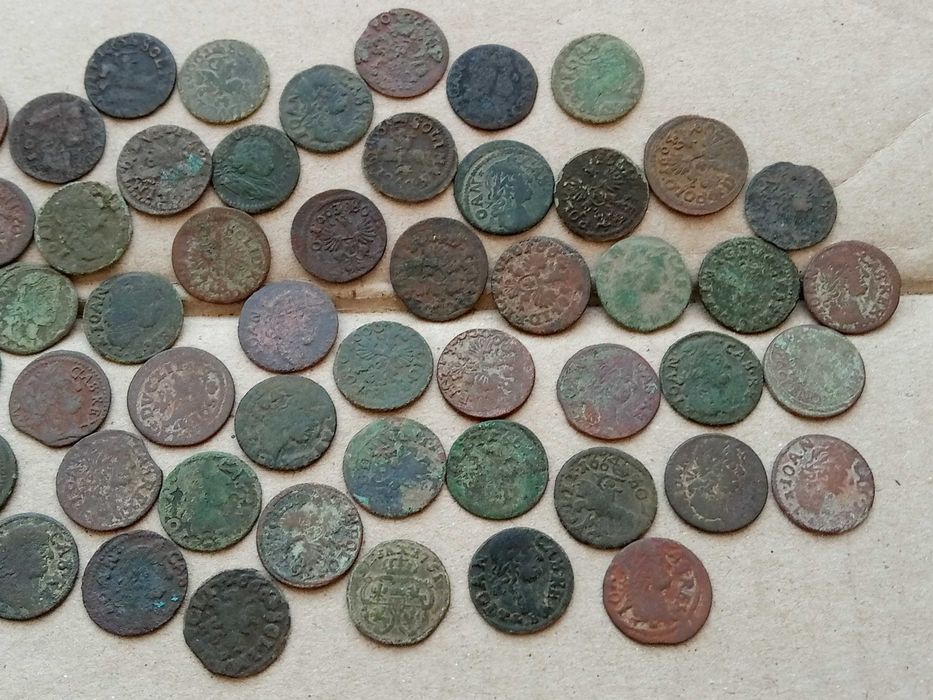 Монети Ян Казимир 54 шт