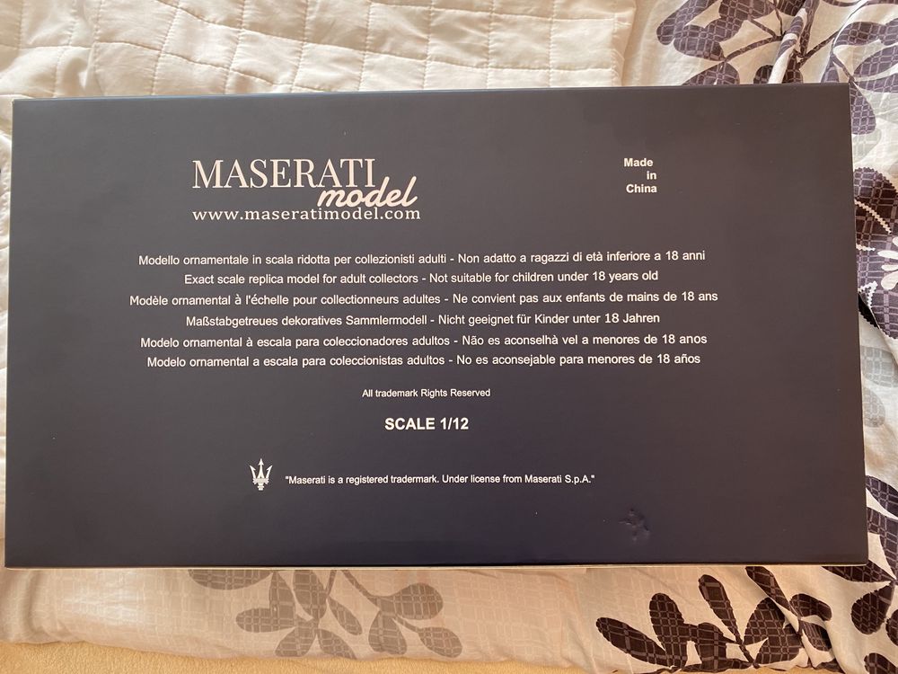 Maserati MC 20 2021 skala 1:12, limit 100 sztuk